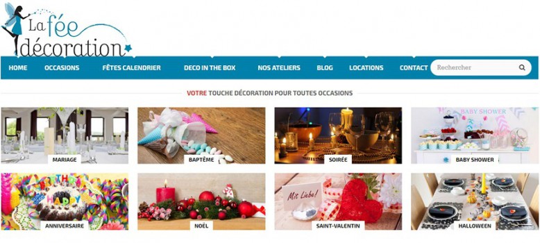 Déco en toutes occasions avec La Fée Décoration