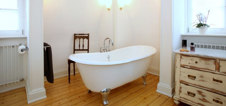 Meuble salle de bain cottage, déco d'antan